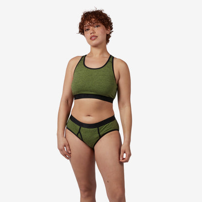 TomboyX Iconic Briefs - Forest Heather
