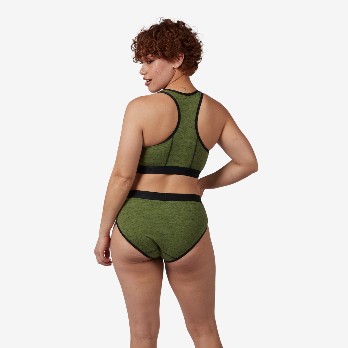TomboyX Iconic Briefs - Forest Heather
