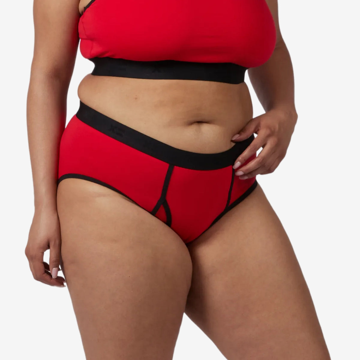 TomboyX Iconic Briefs - Red Riot