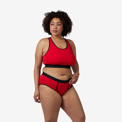 TomboyX Iconic Briefs - Red Riot
