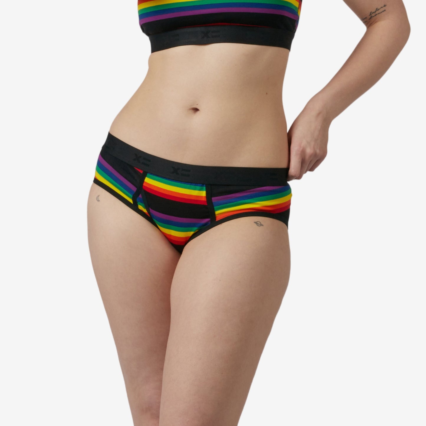 TomboyX Iconic Briefs - Stripe Unbound