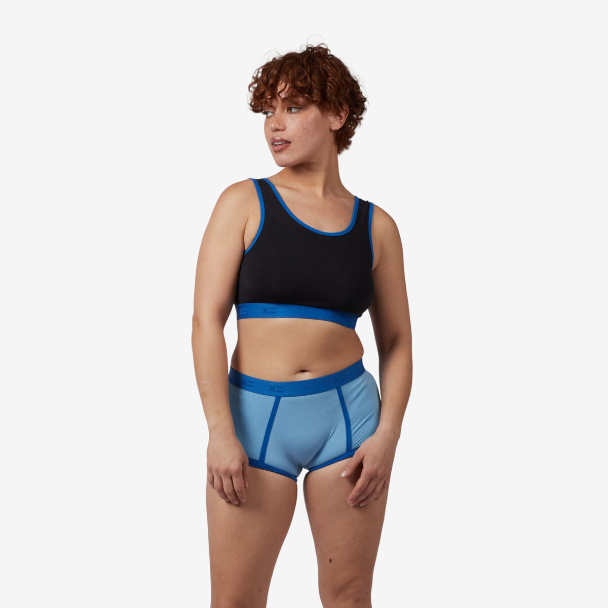 TomboyX Boy Shorts - TENCEL Modal Too Blue