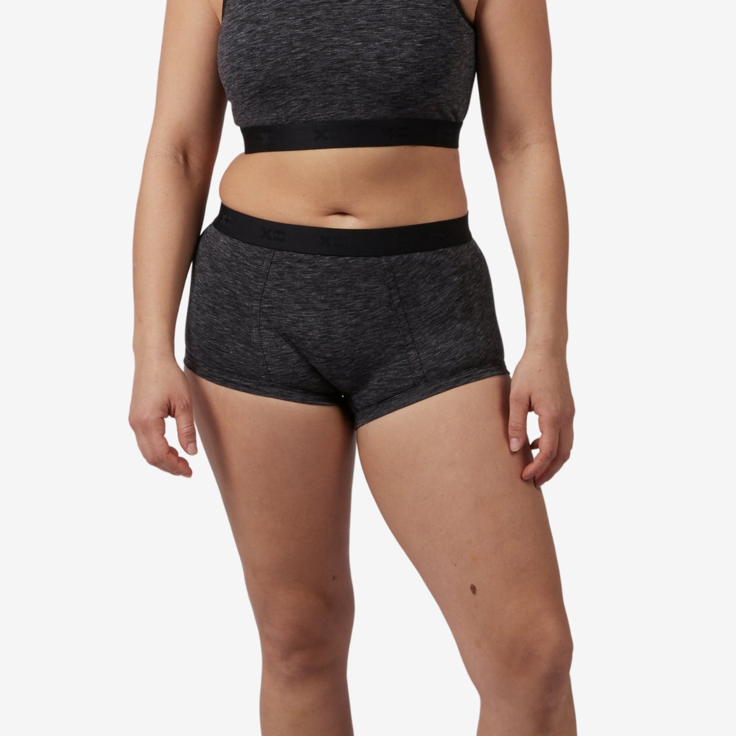 TomboyX Boy Shorts - Meteor Gray Heather