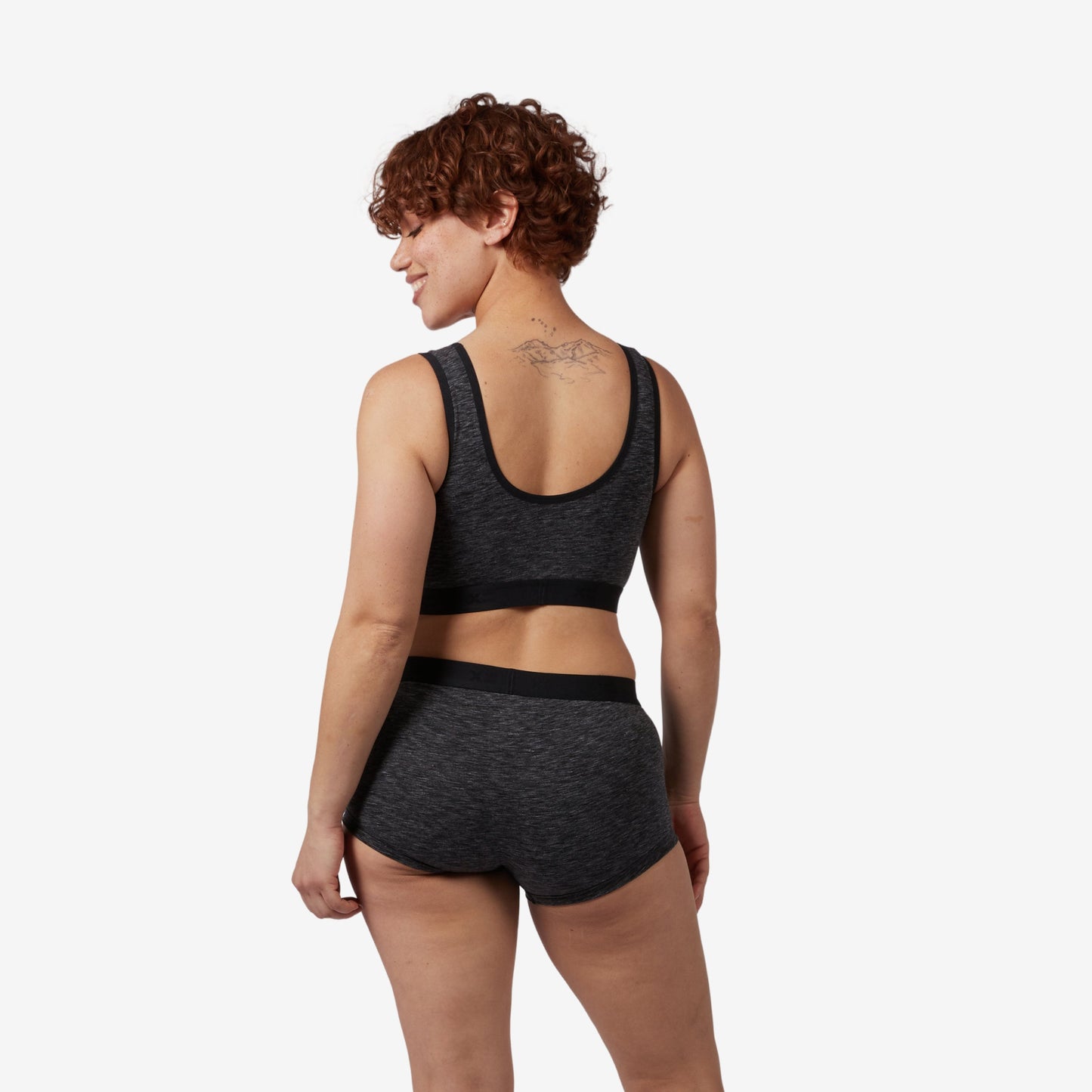 TomboyX Boy Shorts - Meteor Gray Heather