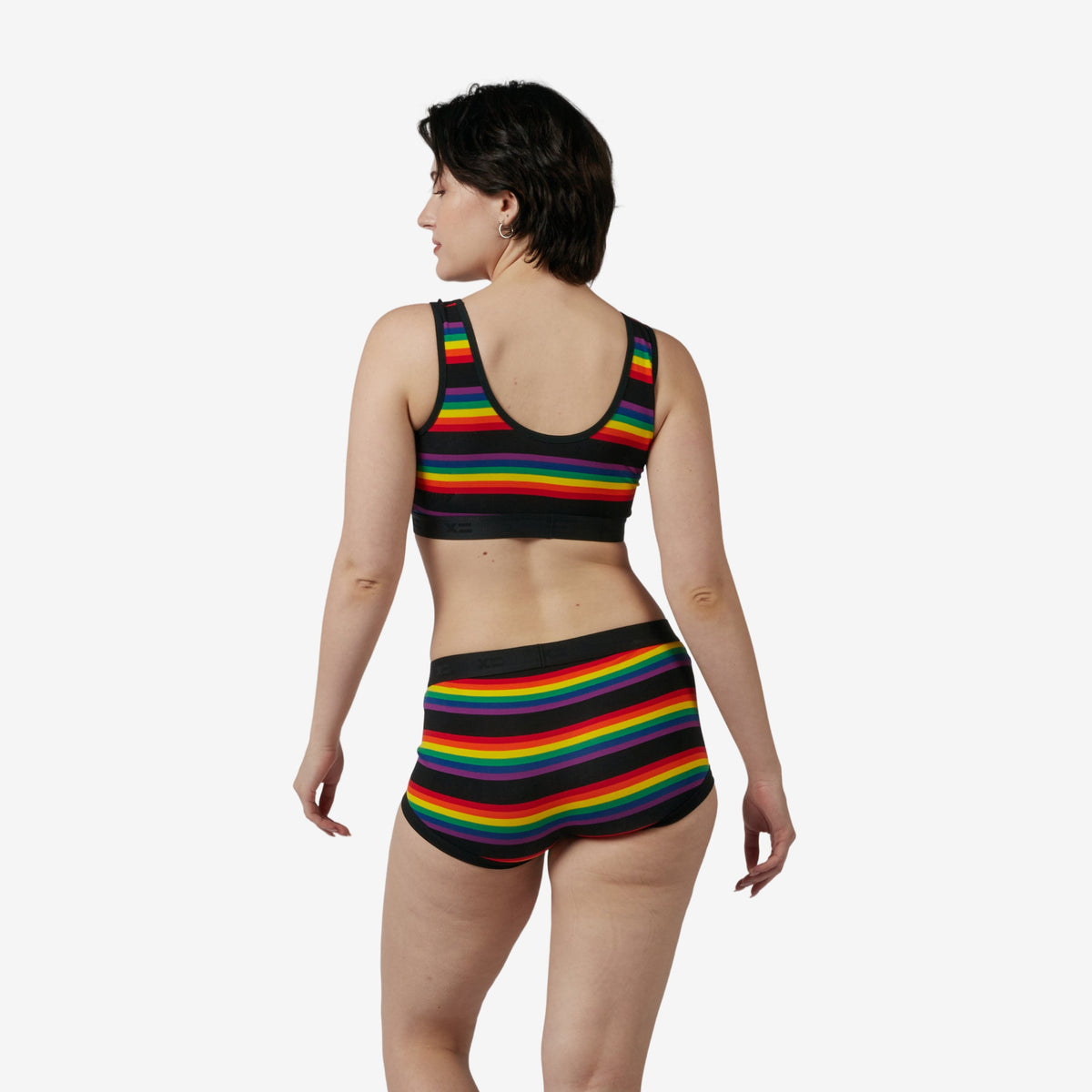 TomboyX Boy Shorts - Stripe Unbound