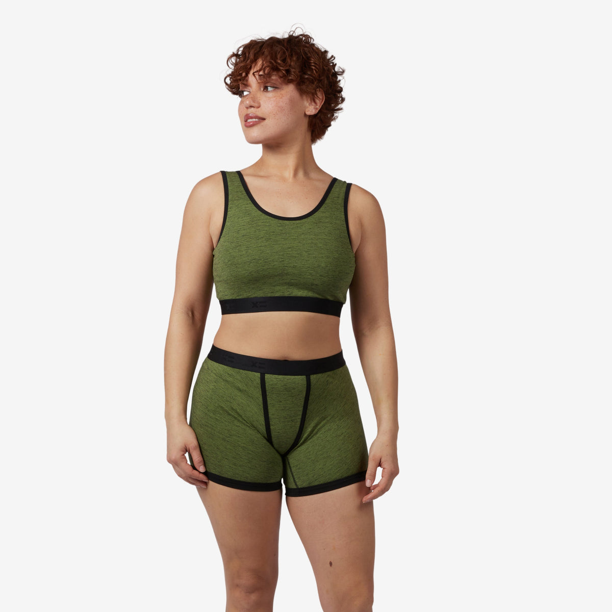 TomboyX 4.5" Trunks - Forest Heather