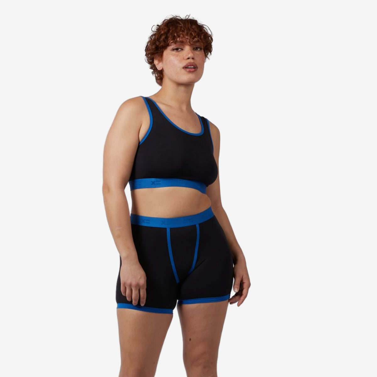 TomboyX 4.5" Trunks - TENCEL Modal Ink Blue Edge