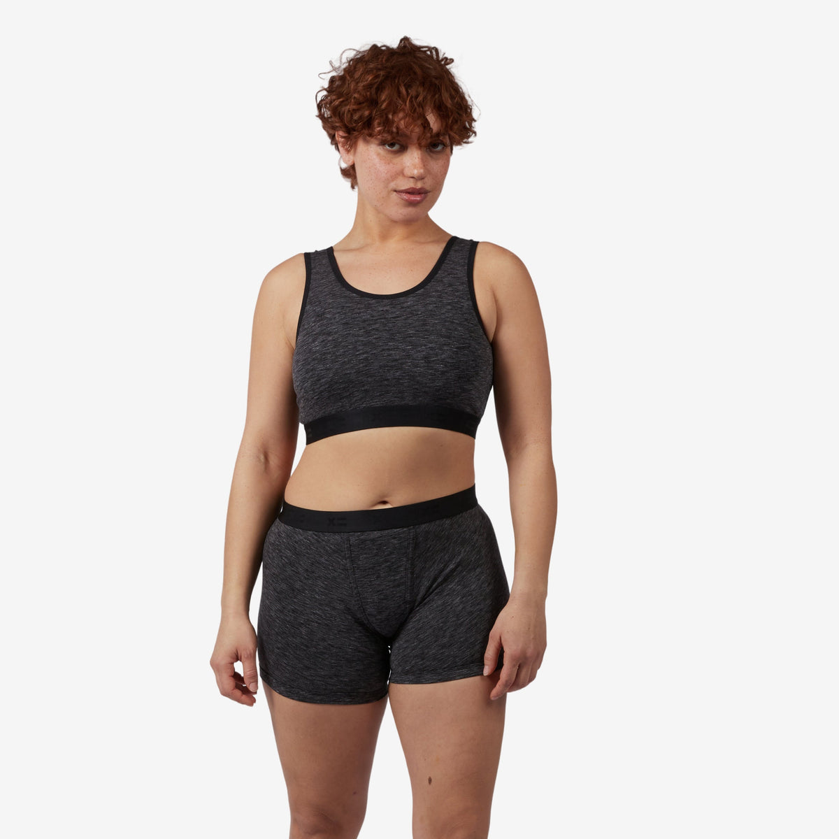 TomboyX 4.5" Trunks - Meteor Gray Heather