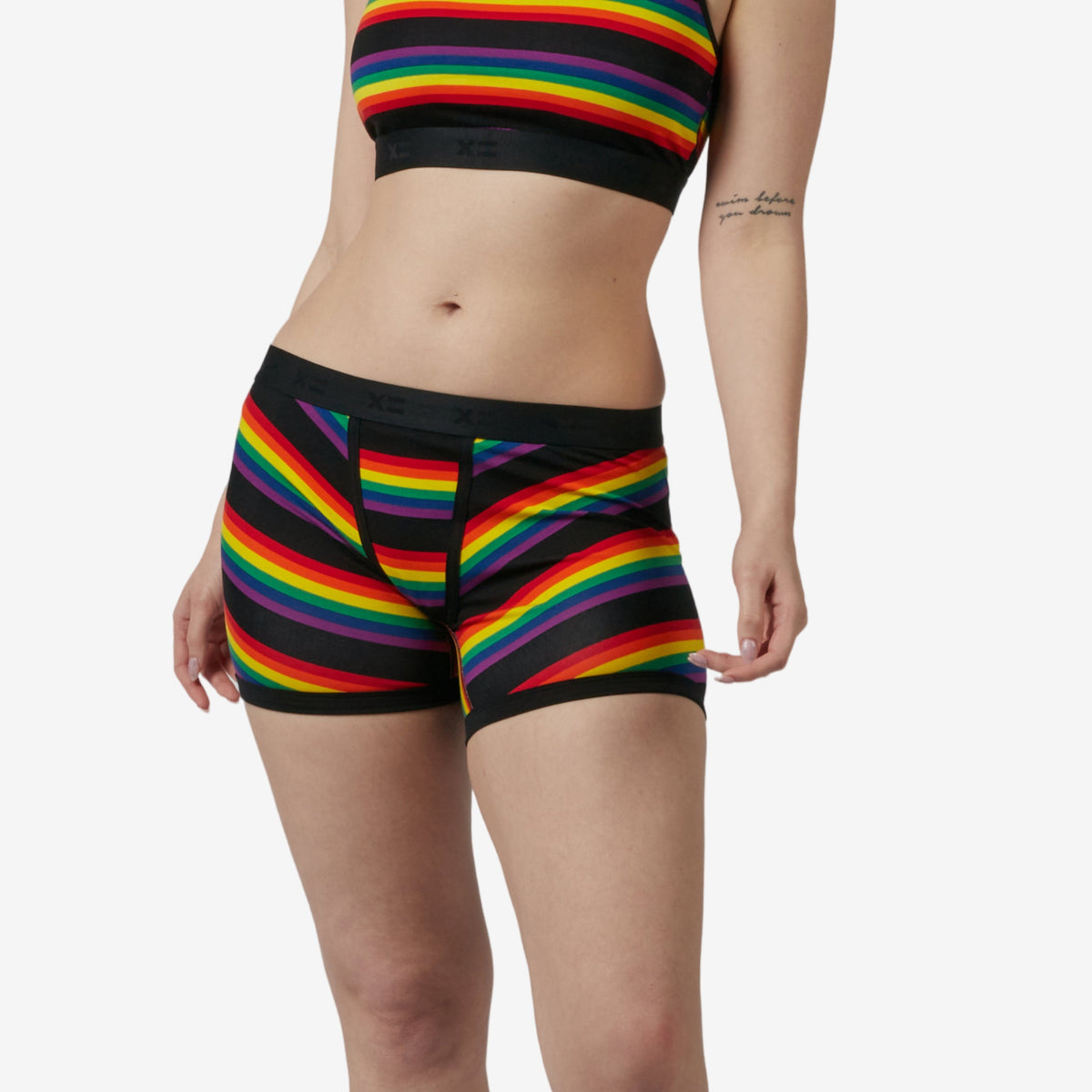 TomboyX 4.5" Trunks - Stripe Unbound