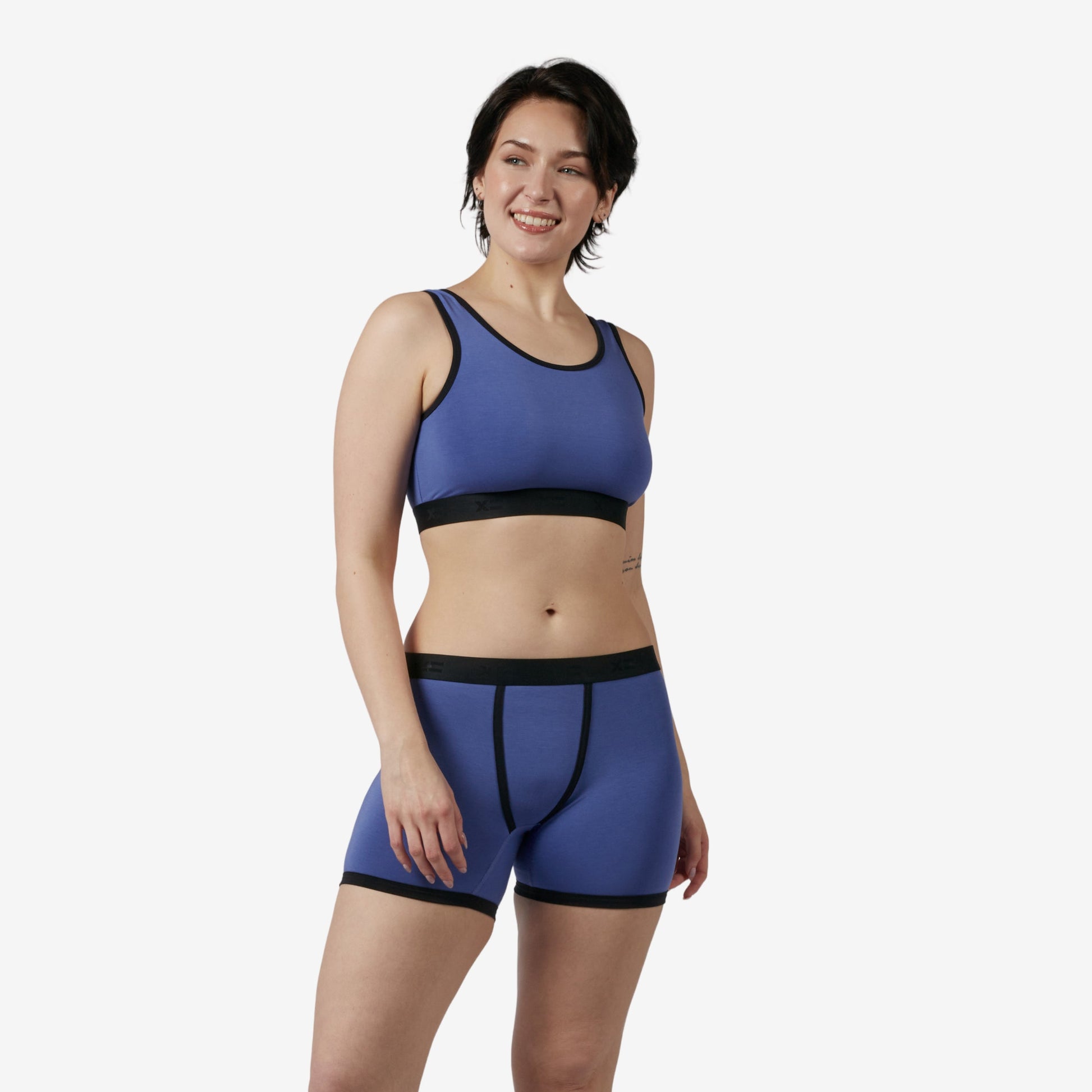 TomboyX 4.5" Trunks - TENCEL™ Modal Purple Storm