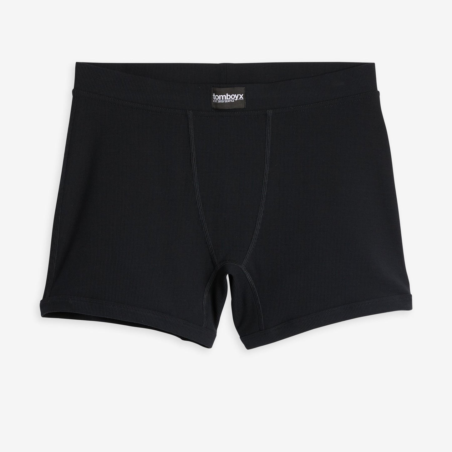 TomboyX Bamboo Rib 4.5" Trunks - Black