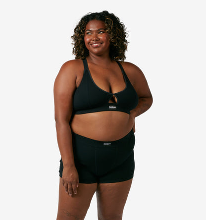 TomboyX Bamboo Rib 4.5" Trunks - Black