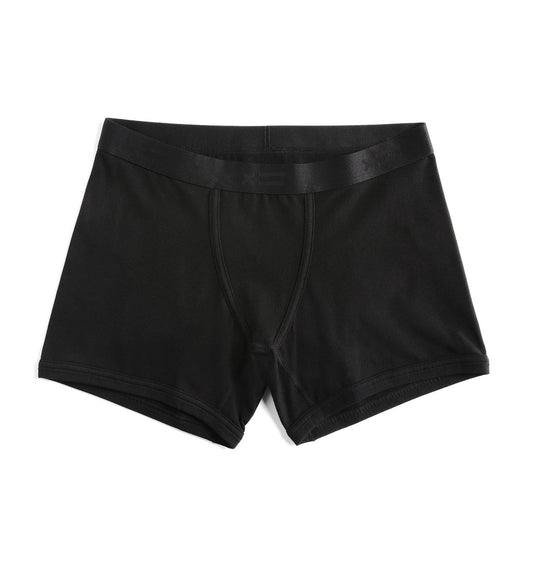 TomboyX 4.5" Inseam Trunk Underwear for Any Body, X= Black