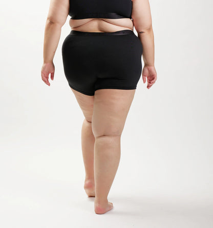TomboyX 4.5" Inseam Trunk Underwear for Any Body, X= Black