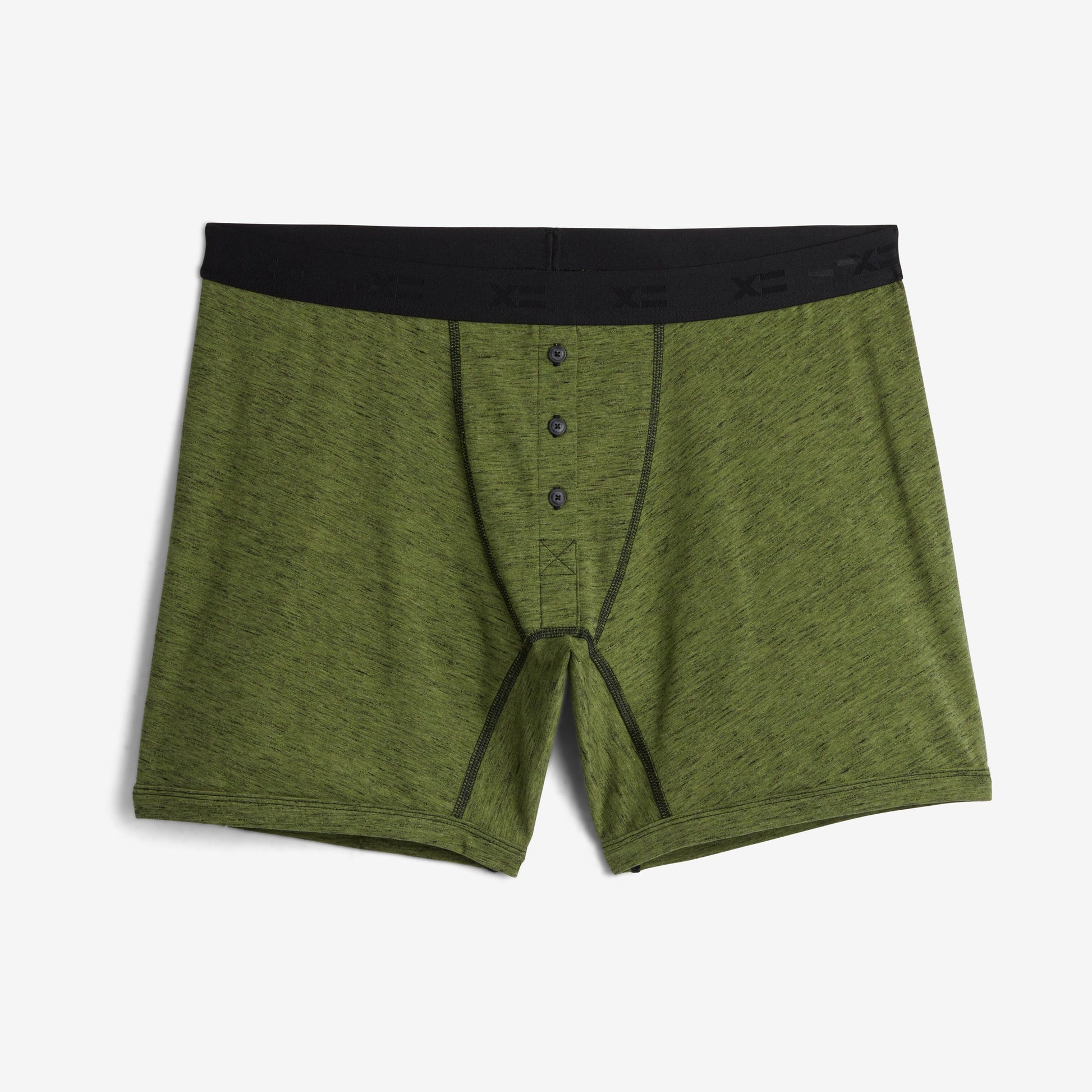 TomboyX 6" Fly Boxer Briefs - Forest Heather