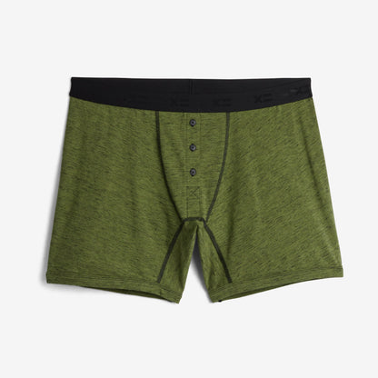 TomboyX 6" Fly Boxer Briefs - Forest Heather