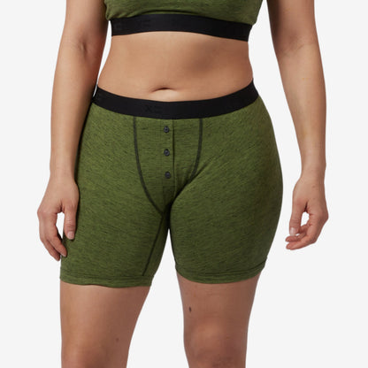 TomboyX 6" Fly Boxer Briefs - Forest Heather