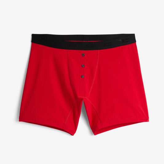 TomboyX 6" Fly Boxer Briefs - Red Riot