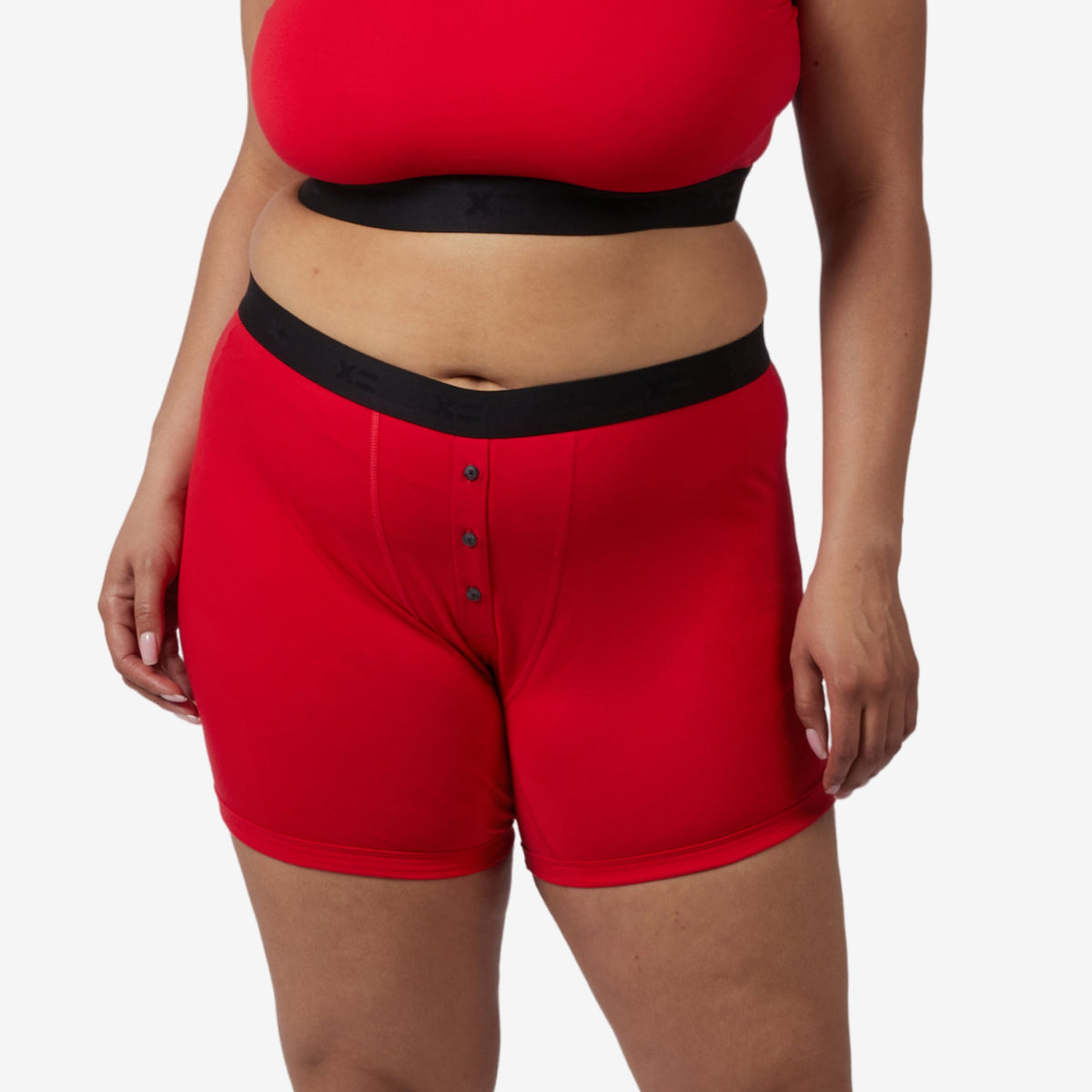TomboyX 6" Fly Boxer Briefs - Red Riot