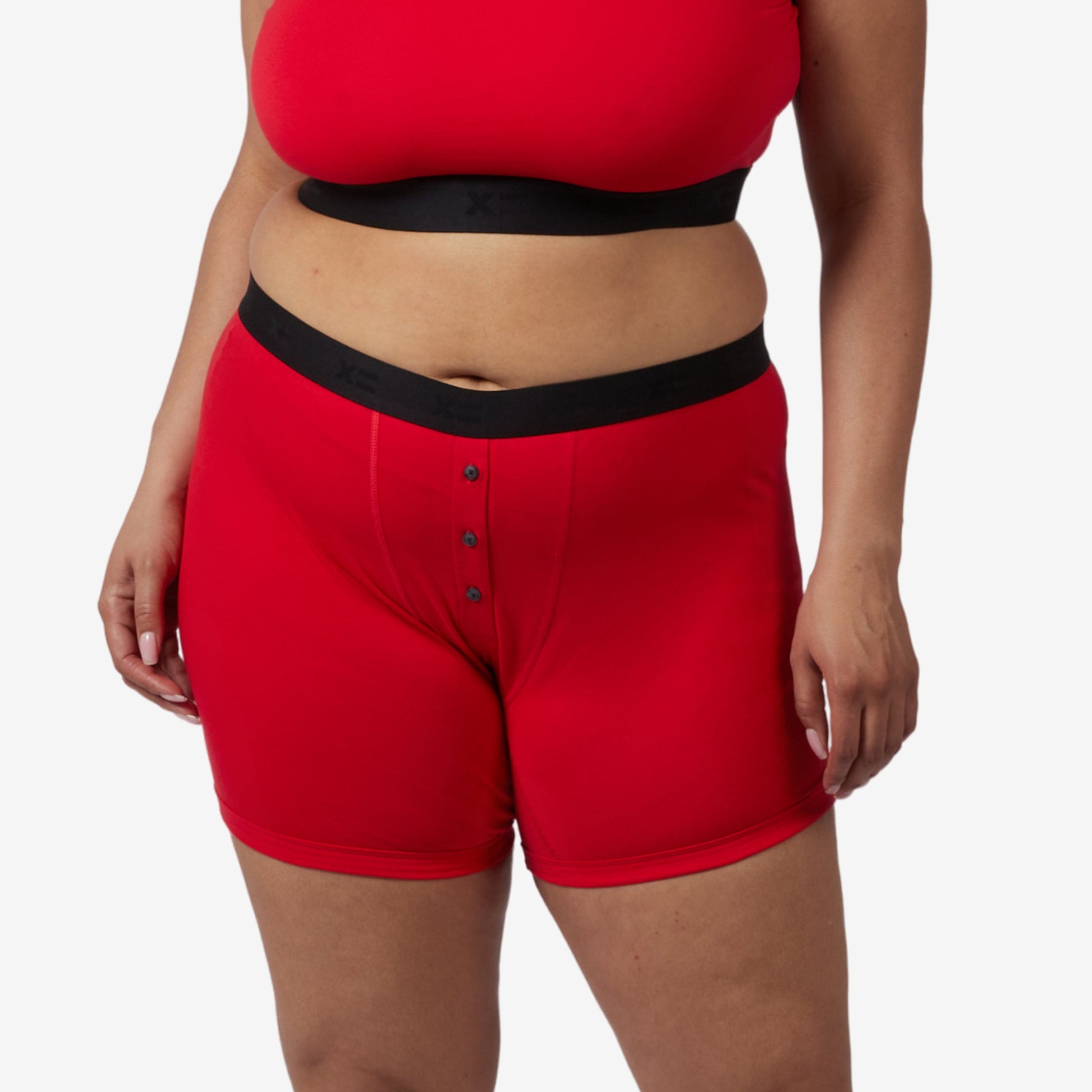 TomboyX 6" Fly Boxer Briefs - Red Riot