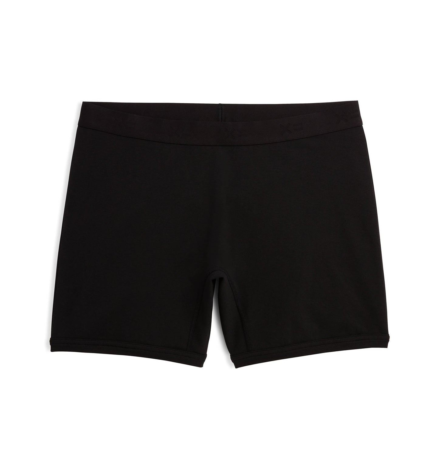 TomboyX 6" No Fly Boxer Briefs - X= Black