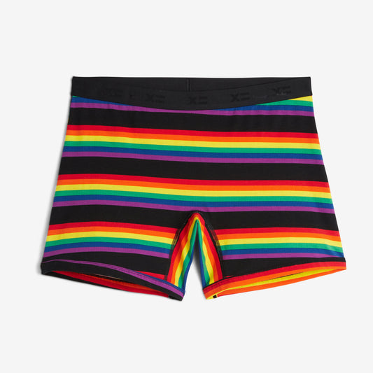TomboyX 6" No Fly Boxer Briefs - Stripe Unbound