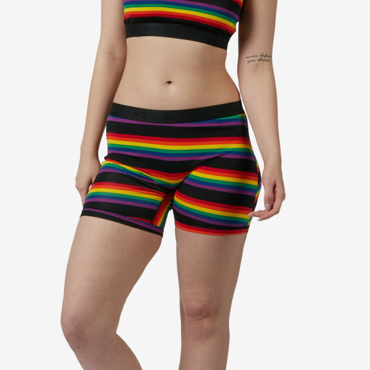 TomboyX 6" No Fly Boxer Briefs - Stripe Unbound