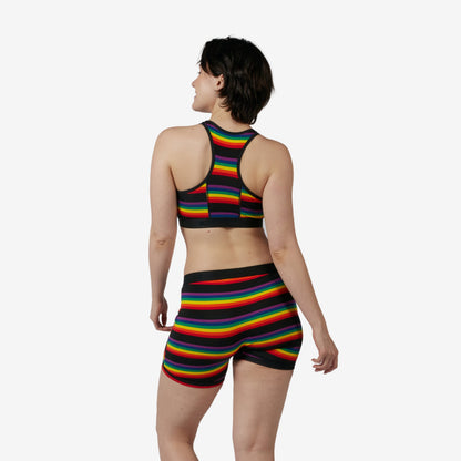 TomboyX 6" No Fly Boxer Briefs - Stripe Unbound