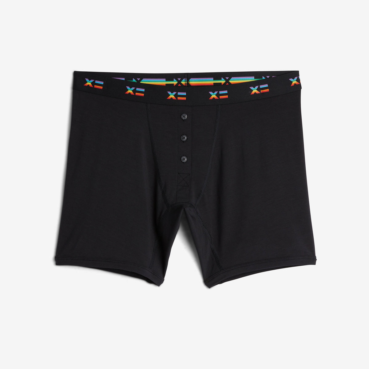TomboyX 6" Fly Boxer Briefs - TENCEL Modal Rainbow X=