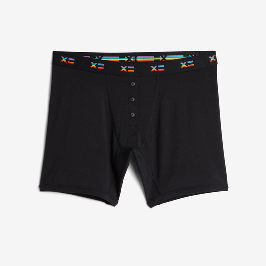 TomboyX 6" Fly Boxer Briefs - TENCEL Modal Rainbow X=