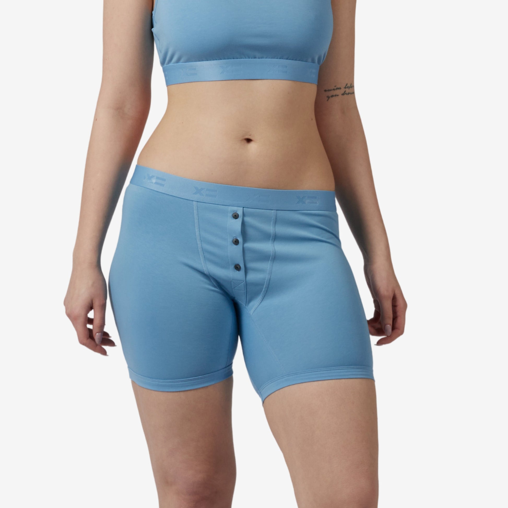 TomboyX 6" Fly Boxer Briefs - Blue Sky