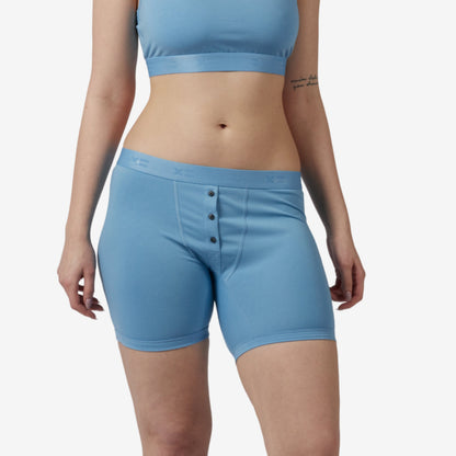 TomboyX 6" Fly Boxer Briefs - Blue Sky