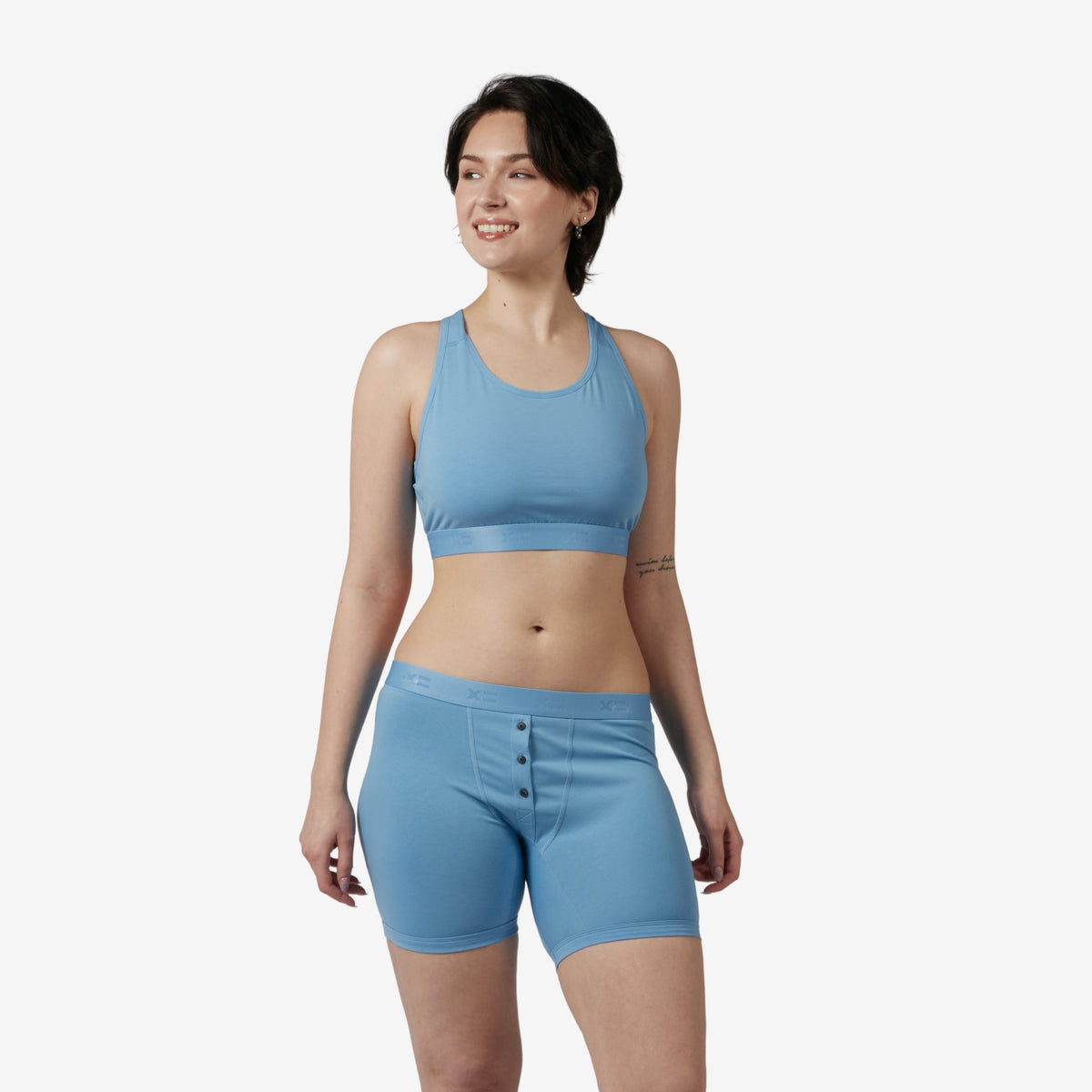 TomboyX 6" Fly Boxer Briefs - Blue Sky