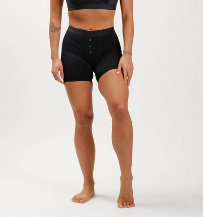 TomboyX 6" Fly Boxer Briefs - X= Black