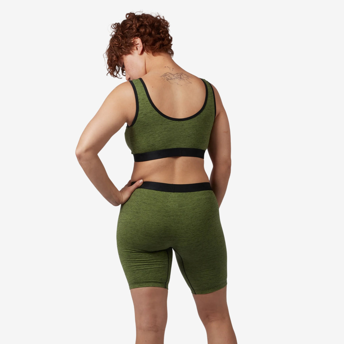 TomboyX 9" Boxer Briefs - Forest Heather