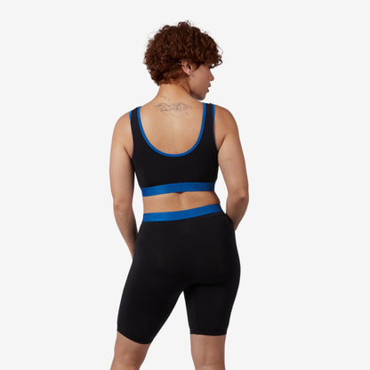 TomboyX 9" Boxer Briefs - TENCEL Modal Ink Blue Edge