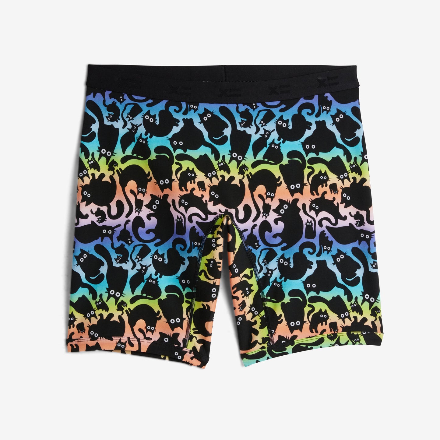 TomboyX 9" Boxer Briefs - Purrfect Rainbow