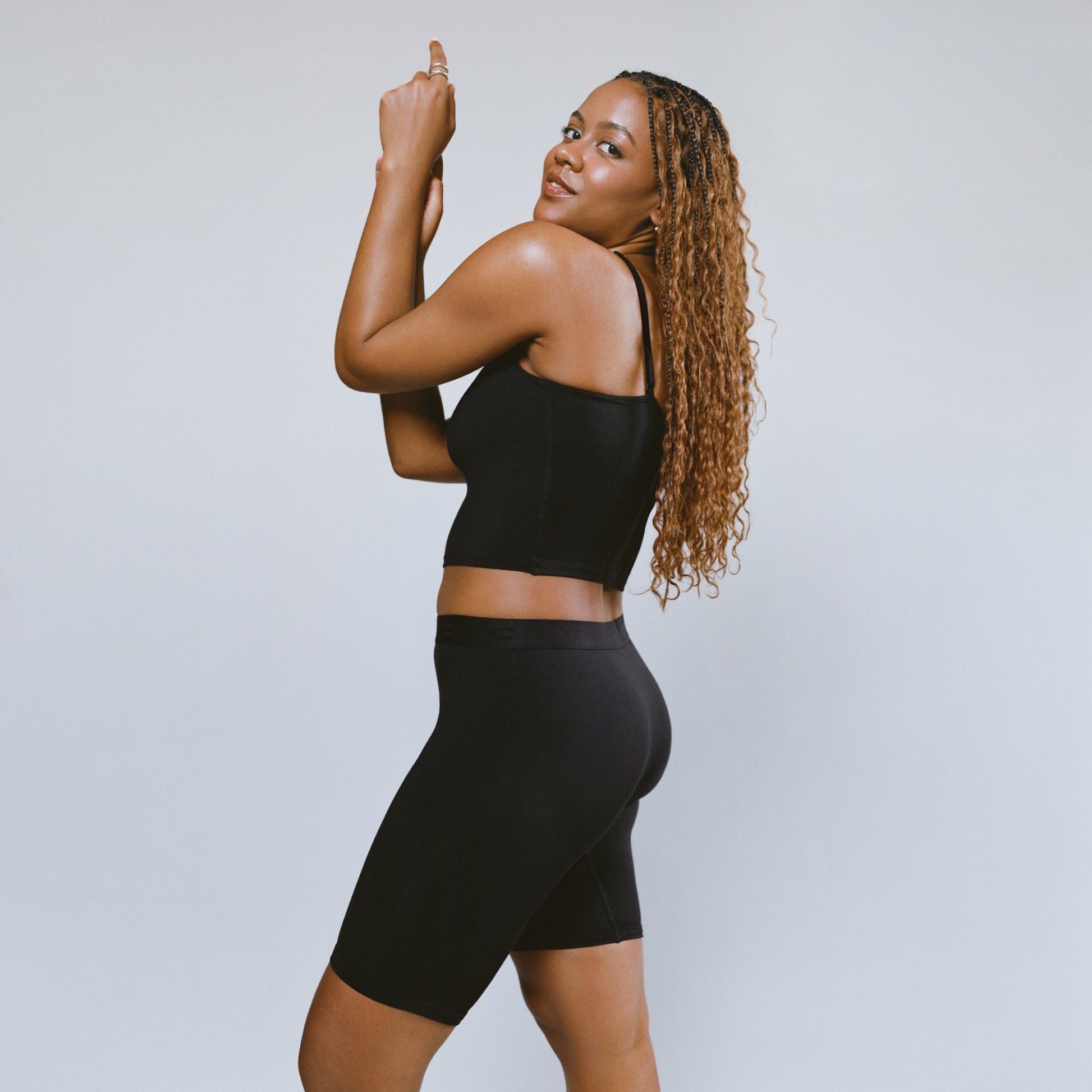 TomboyX 9" Boxer Briefs - X= Black