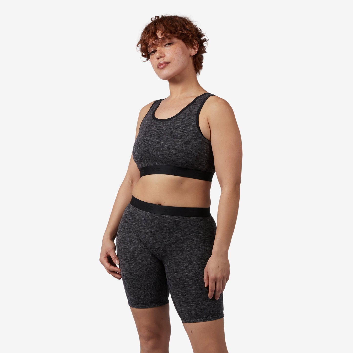 TomboyX 9" Boxer Briefs - Meteor Gray Heather