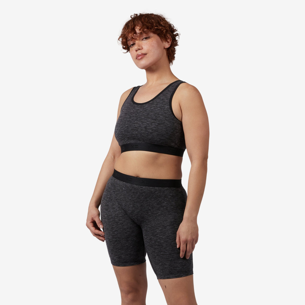 TomboyX 9" Boxer Briefs - Meteor Gray Heather