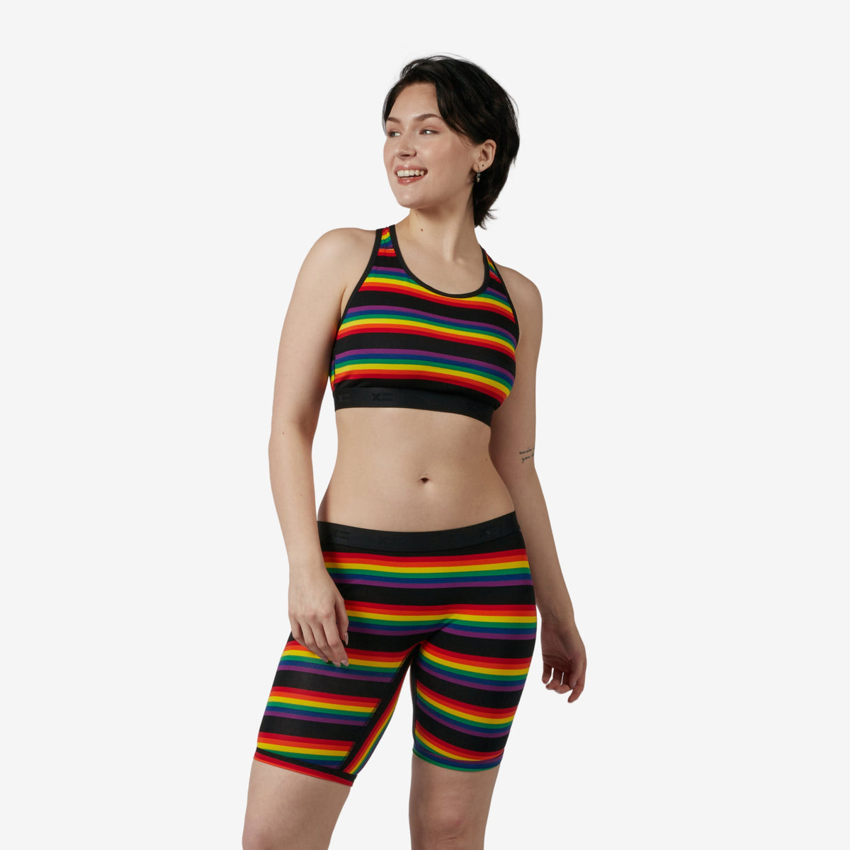 TomboyX 9" Boxer Briefs - Stripe Unbound