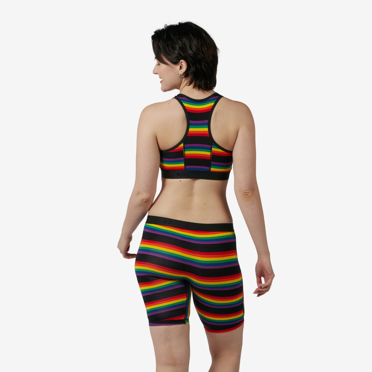 TomboyX 9" Boxer Briefs - Stripe Unbound