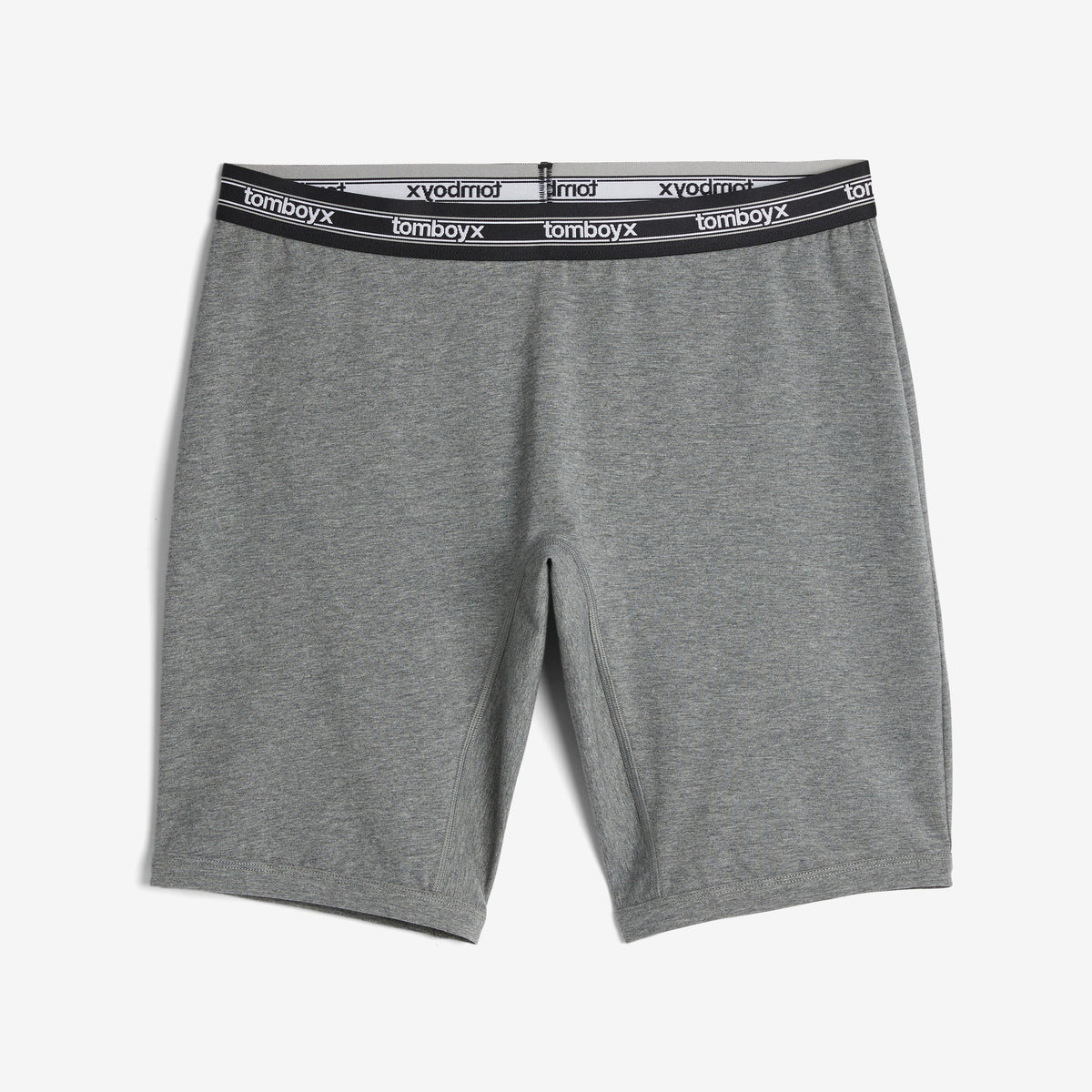 TomboyX 9" Boxer Briefs - Charcoal Retro Logo
