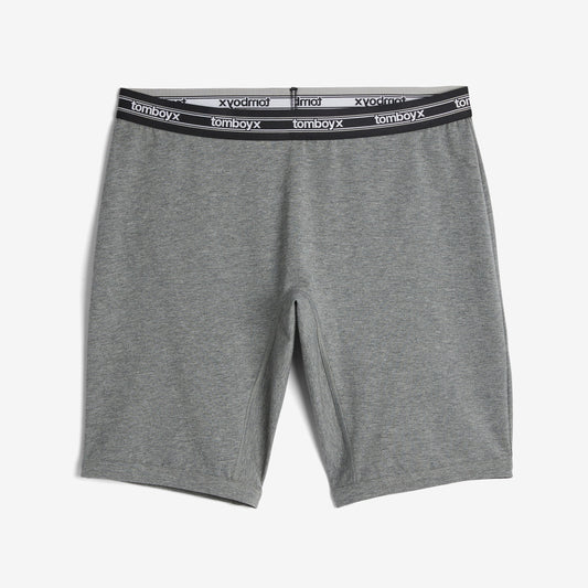 TomboyX 9" Boxer Briefs - Charcoal Retro Logo
