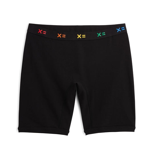 TomboyX 9" Boxer Briefs - Black X= Rainbow