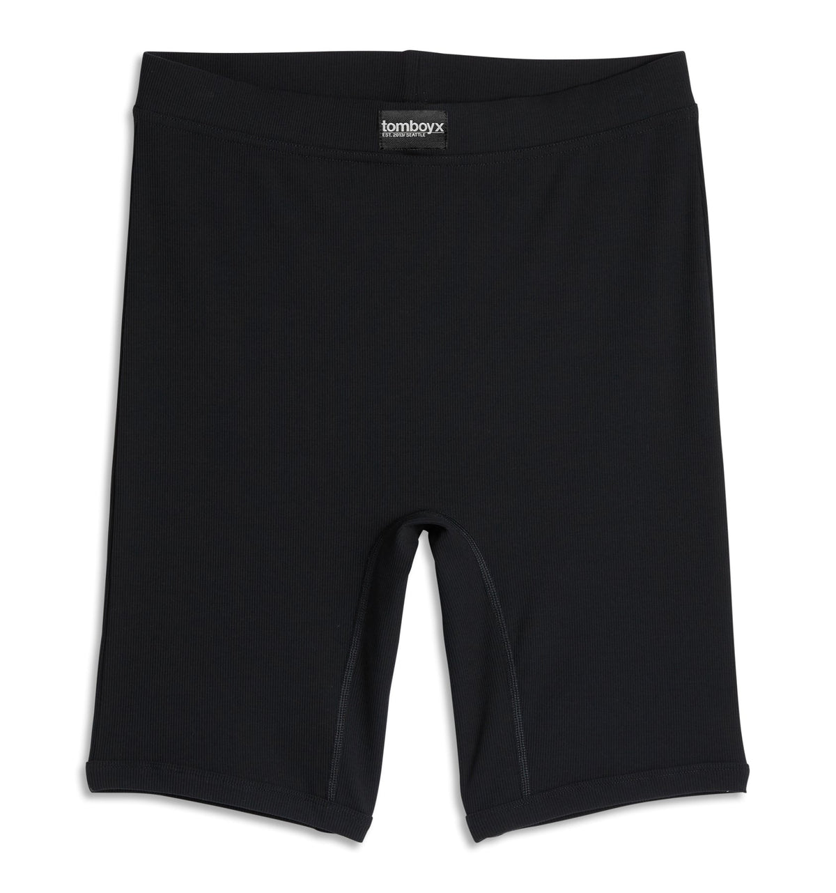 TomboyX Bamboo Rib 9" Boxer Briefs - Black