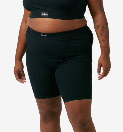TomboyX Bamboo Rib 9" Boxer Briefs - Black