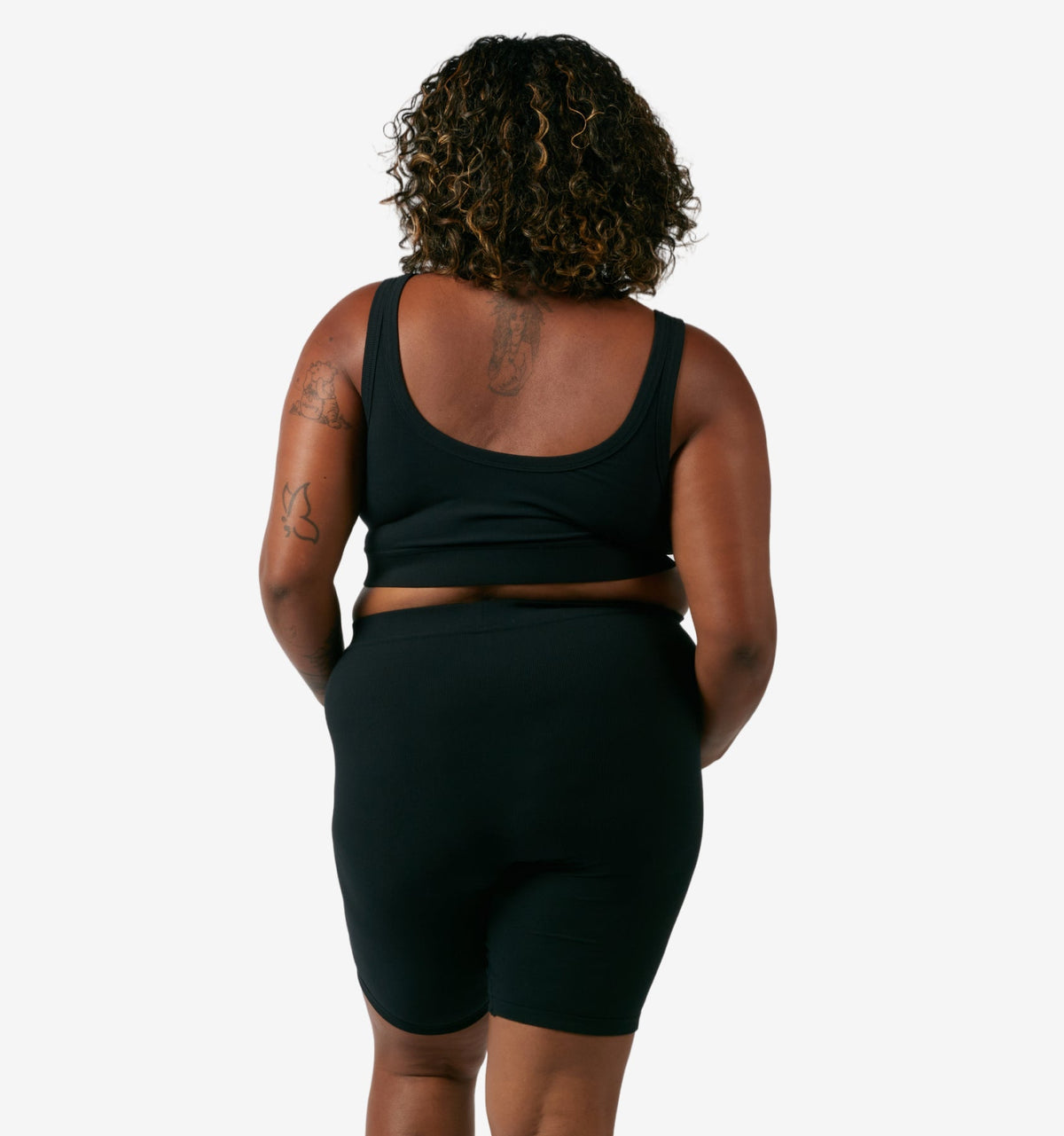 TomboyX Bamboo Rib 9" Boxer Briefs - Black