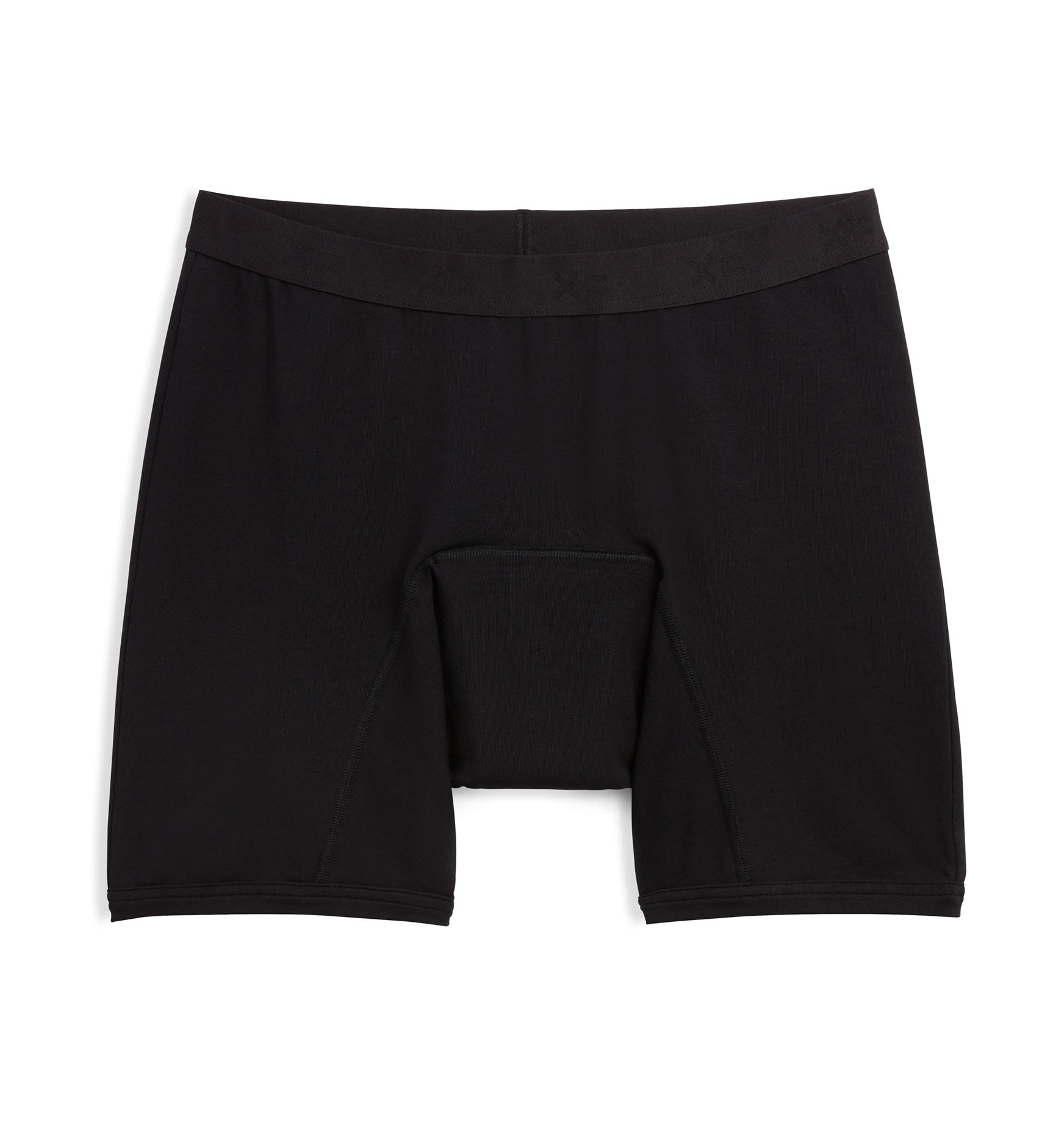 TomboyX First Line Period 9" Boxer Briefs - X= Black