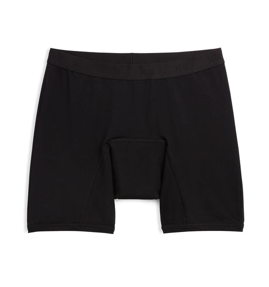 TomboyX First Line Period 9" Boxer Briefs - X= Black